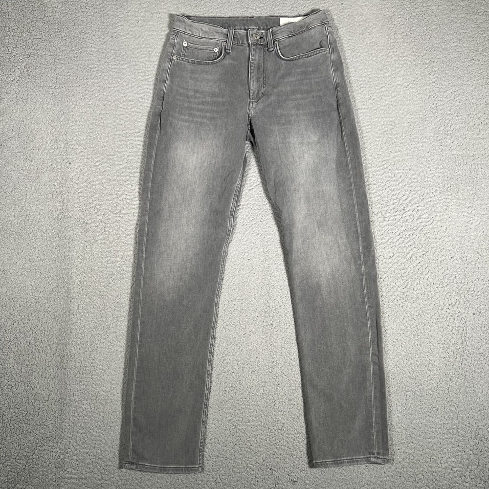 Rag & Bone Jeans Mens 28x30 Gray‎ Fit 2 Slim Leg Casual Preppy Denim 5 Pocket